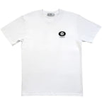 Gracia II T-shirt in white, front chest KOZZANI logo in a circle